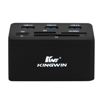 Kingwin KWCR-801U3 Excessive-Pace USB 3.0 Mini Card Reader Hub Combo