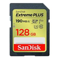 SanDisk 128GB Excessive+ SDXC Class 10 UHS-I V30 Reminiscence Card