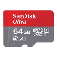 SanDisk 64GB Extremely MicroSDXC Class 10 / U1 / A1 Reminiscence Card with Adapter